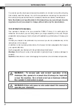 Preview for 2 page of Efco MT 3500 Operator'S Instruction Manual