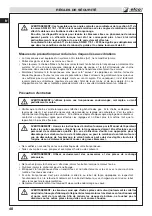 Preview for 48 page of Efco MT 3500 Operator'S Instruction Manual