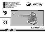 Preview for 1 page of Efco SA 3000 Operators Instruction Book