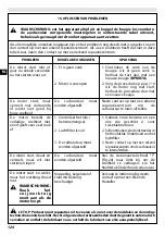 Preview for 128 page of Efco SPARTA 381 Operators Instruction Book