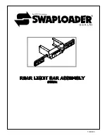 Предварительный просмотр 51 страницы Efco SWAPLOADER SL-145 Parts And Operation Manual