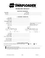 Предварительный просмотр 59 страницы Efco SWAPLOADER SL-145 Parts And Operation Manual