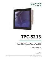 Предварительный просмотр 1 страницы Efco TPC-5215 User Manual