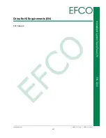 Предварительный просмотр 9 страницы Efco TPC-5215 User Manual