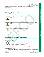 Предварительный просмотр 4 страницы Efco TPM-I15M User Manual