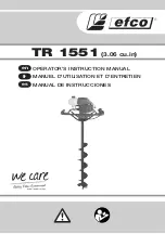 Efco TR 1551 Operator'S Instruction Manual preview