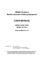 Предварительный просмотр 1 страницы EFD MINAC 25 Twin User Manual