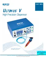 EFD ULTIMUS V User Manual предпросмотр