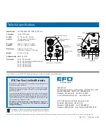 Предварительный просмотр 4 страницы EFD UltraSaver 1200 User Manual