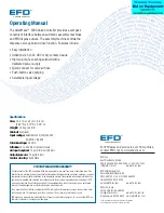 Preview for 1 page of EFD ValveMate 6000 Operating Manual