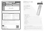 Preview for 1 page of EFFECTIM EFM02 User Manual