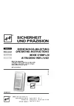 effeff 421-40 Operating Instructions Manual предпросмотр