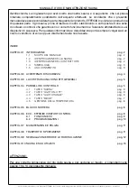 Preview for 3 page of effegibi Air 60 Operating And Maintenance Manual