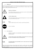 Preview for 5 page of effegibi Air 60 Operating And Maintenance Manual