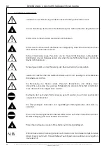 Preview for 48 page of effegibi Air 60 Operating And Maintenance Manual