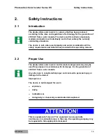 Предварительный просмотр 14 страницы Effekta ES2200 Operating Manual