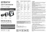 Предварительный просмотр 1 страницы Effekta LED 10 W Operating Manual