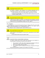 Preview for 19 page of Effekta PEGASUS II 10 KVA Operating Manual