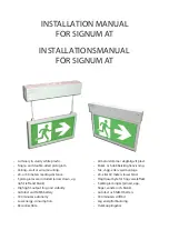 Effekta SIGNUM AT Installation Manual предпросмотр