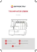 EFFEKTIV TRIUMPHATOR 2500X User Manual preview