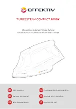 EFFEKTIV TURBOSTEAM COMPACT 3000X User Manual preview