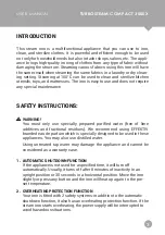 Preview for 3 page of EFFEKTIV TURBOSTEAM COMPACT 3000X User Manual