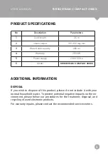 Preview for 9 page of EFFEKTIV TURBOSTEAM COMPACT 3000X User Manual