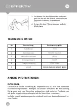 Preview for 38 page of EFFEKTIV TURBOSTEAM COMPACT 3000X User Manual