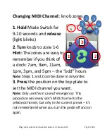 Preview for 7 page of Effigy Labs Control Pedal Quick Start Manual And Limited Warranty