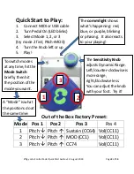 Предварительный просмотр 2 страницы Effigy Labs Effigy Control Pedal Quick Start Manual And Limited Warranty