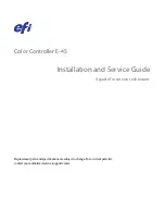 EFI E-45 Installation And Service Manual предпросмотр