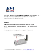 Preview for 1 page of EFI RS232 Manual