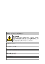 Preview for 3 page of Efiamma Aqva 18 Use And Maintenance Manual