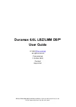 Preview for 2 page of EFILive Duramax 6.6L LBZ DSP User Manual