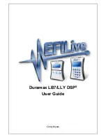 Предварительный просмотр 1 страницы EFILive Duramax LB7 DSP5 User Manual