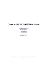 Предварительный просмотр 2 страницы EFILive Duramax LB7 DSP5 User Manual