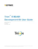 Efinix Trion8 BGA81 User Manual preview