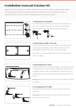 Предварительный просмотр 1 страницы Efka Outdoor 40 Installation Manual