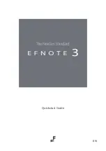 Preview for 1 page of EFNOTE EFD3-STDSET Quick Start Manual