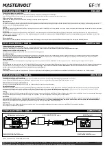 Preview for 1 page of EFOY Mastervolt Manual