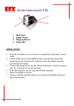 Preview for 2 page of EFX EFF702 Instructions For Use