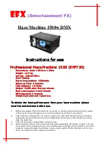 Предварительный просмотр 1 страницы EFX EFF720 Instructions For Use