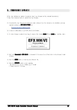 Предварительный просмотр 31 страницы EFX MK-VI Owner'S Manual