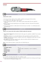 Preview for 4 page of Ega Master 60148 Operating Instructions Manual