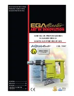 Ega Master 79907 Operating Instructions Manual preview