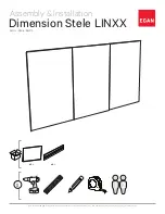 Preview for 2 page of EGAN Dimension Stele LINXX DMOL Assembly & Installation