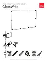 Preview for 1 page of EGAN GlassWrite DGF Assembly & Installation