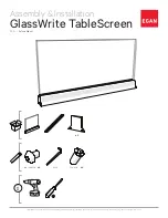 EGAN GlassWrite TableScreen TSG Assembly & Installation preview