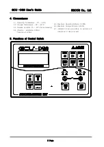 Предварительный просмотр 5 страницы Egcon GCU-DG3 User Manual