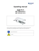 Предварительный просмотр 11 страницы Egger EL 3 51310 Operating Manual